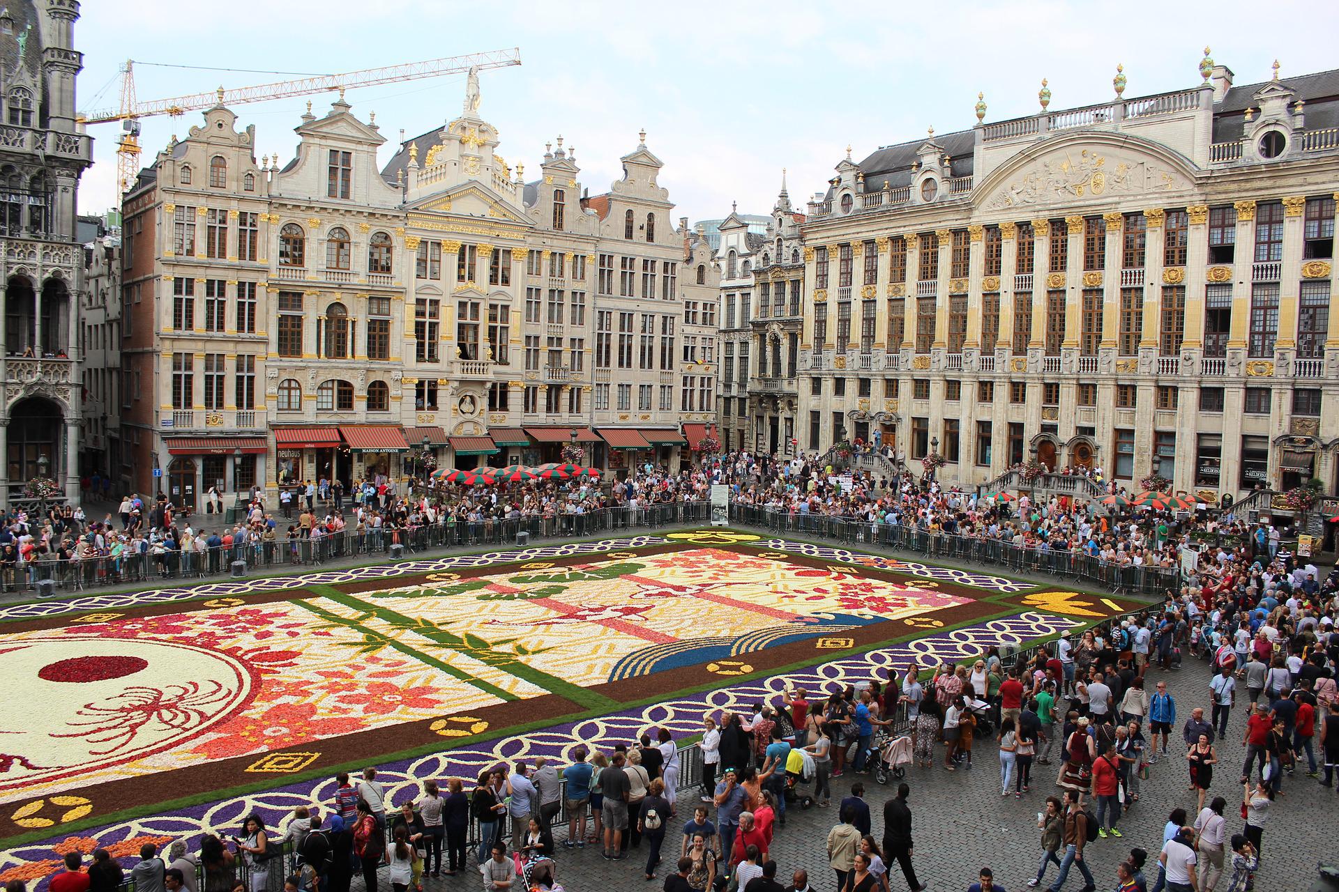 Цветочный ковер - главное шоу бельгийской столицы.